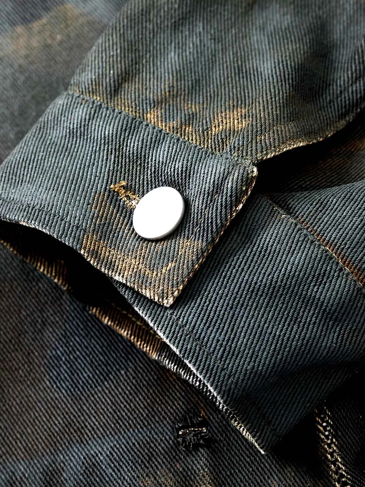 Thesupermade Mud-dyed Distressed Camouflage Jacket sold by Thesupermade product image thumbnail 5