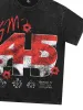 Thesupermade Gunshot Mottled Hip Hop T-shirt sold by Thesupermade