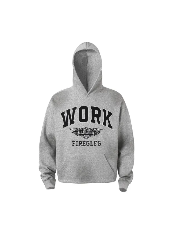 Thesupermade Spray-painted Letter Vintage Hoodies sold by Thesupermade