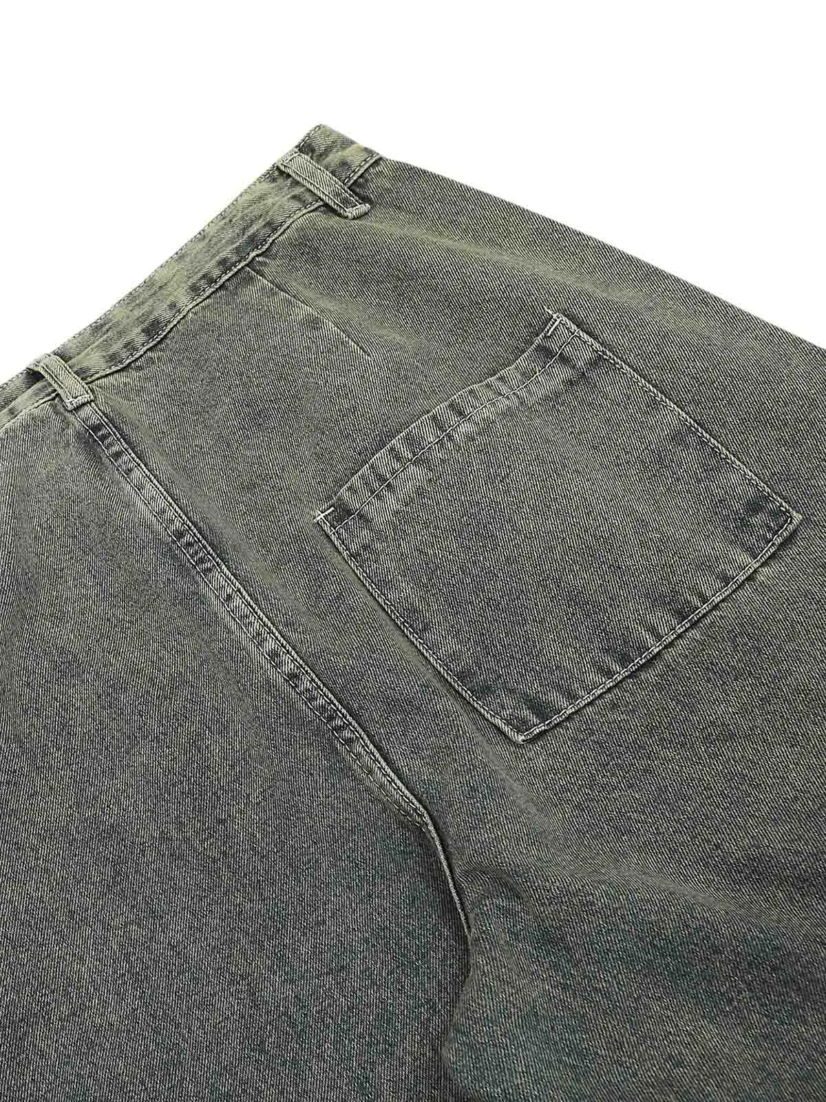 Thesupermade Distressed Raw Edge Baggy Jeans sold by Thesupermade product image thumbnail 4