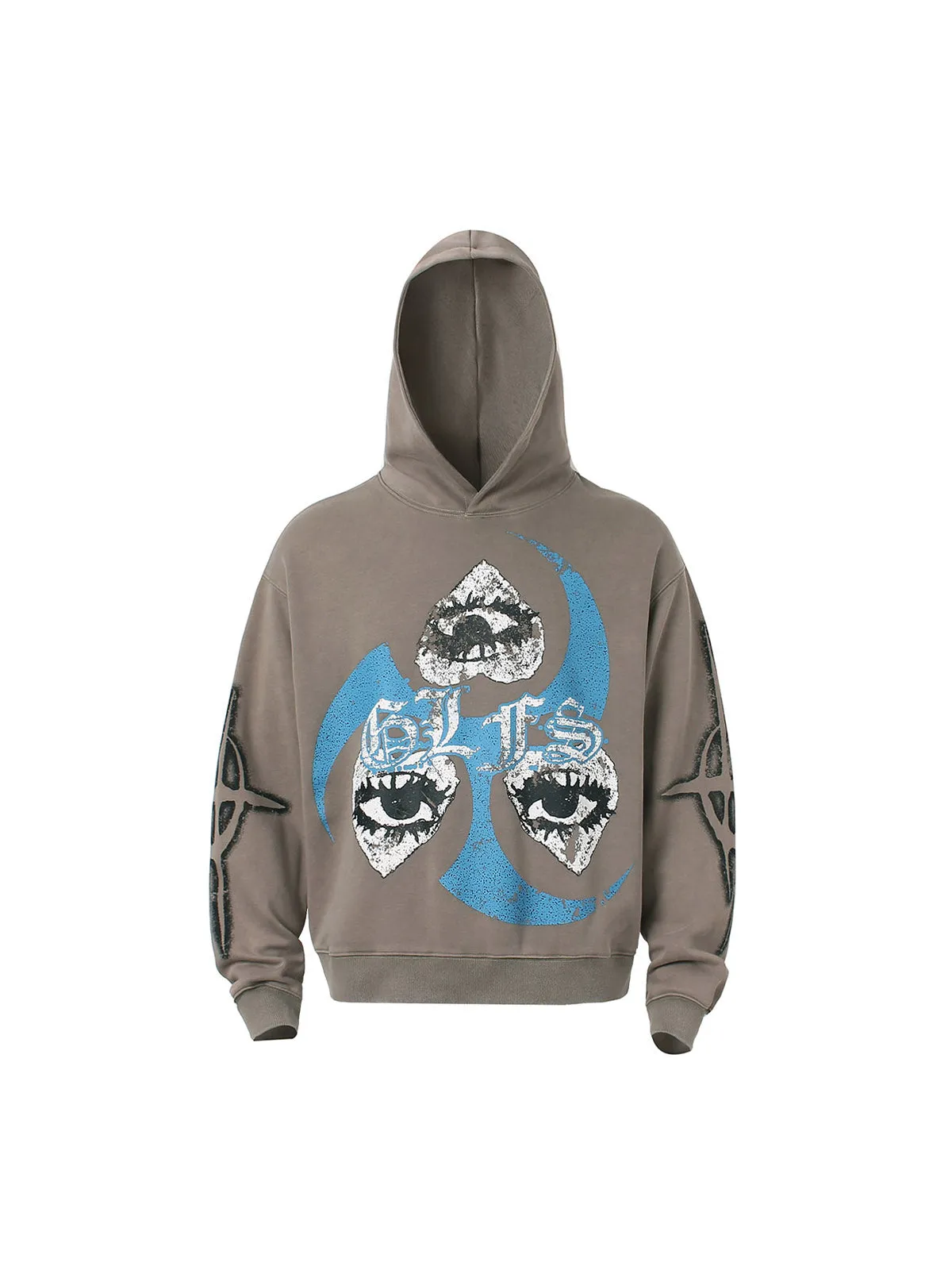 Thesupermade Triple Eye Graphic Hoodies sold by Thesupermade product image thumbnail 2