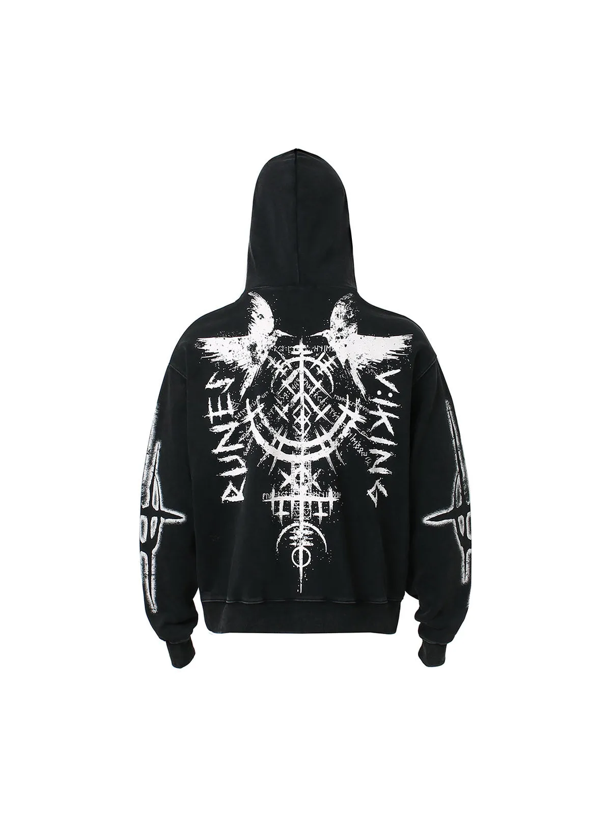 Thesupermade Triple Eye Graphic Hoodies sold by Thesupermade product image thumbnail 3