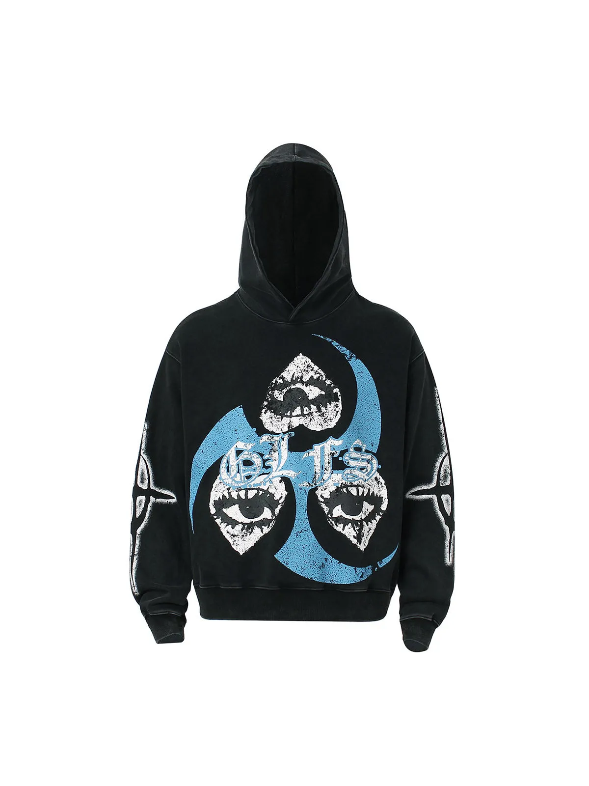 Thesupermade Triple Eye Graphic Hoodies sold by Thesupermade