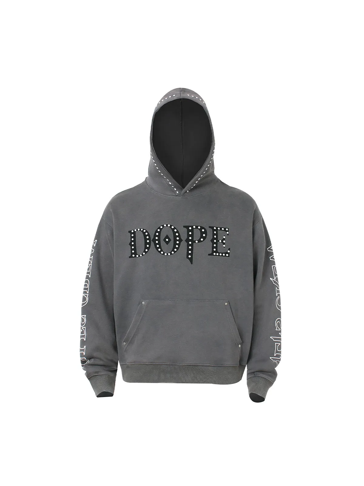 Thesupermade Rivet-adorned Graphic Hoodies sold by Thesupermade product image thumbnail 2