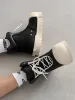 Thesupermade High Top Canvas Platform Sneakers - 2215 sold by Thesupermade