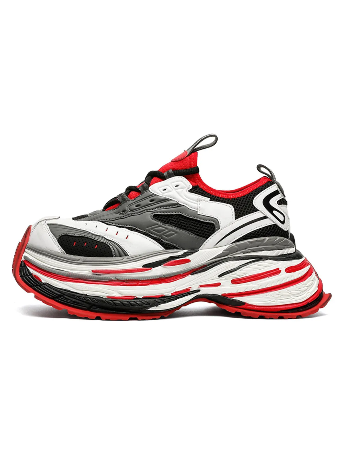 Thesupermade Mesh Contrast Color Platform Sneakers sold by Thesupermade