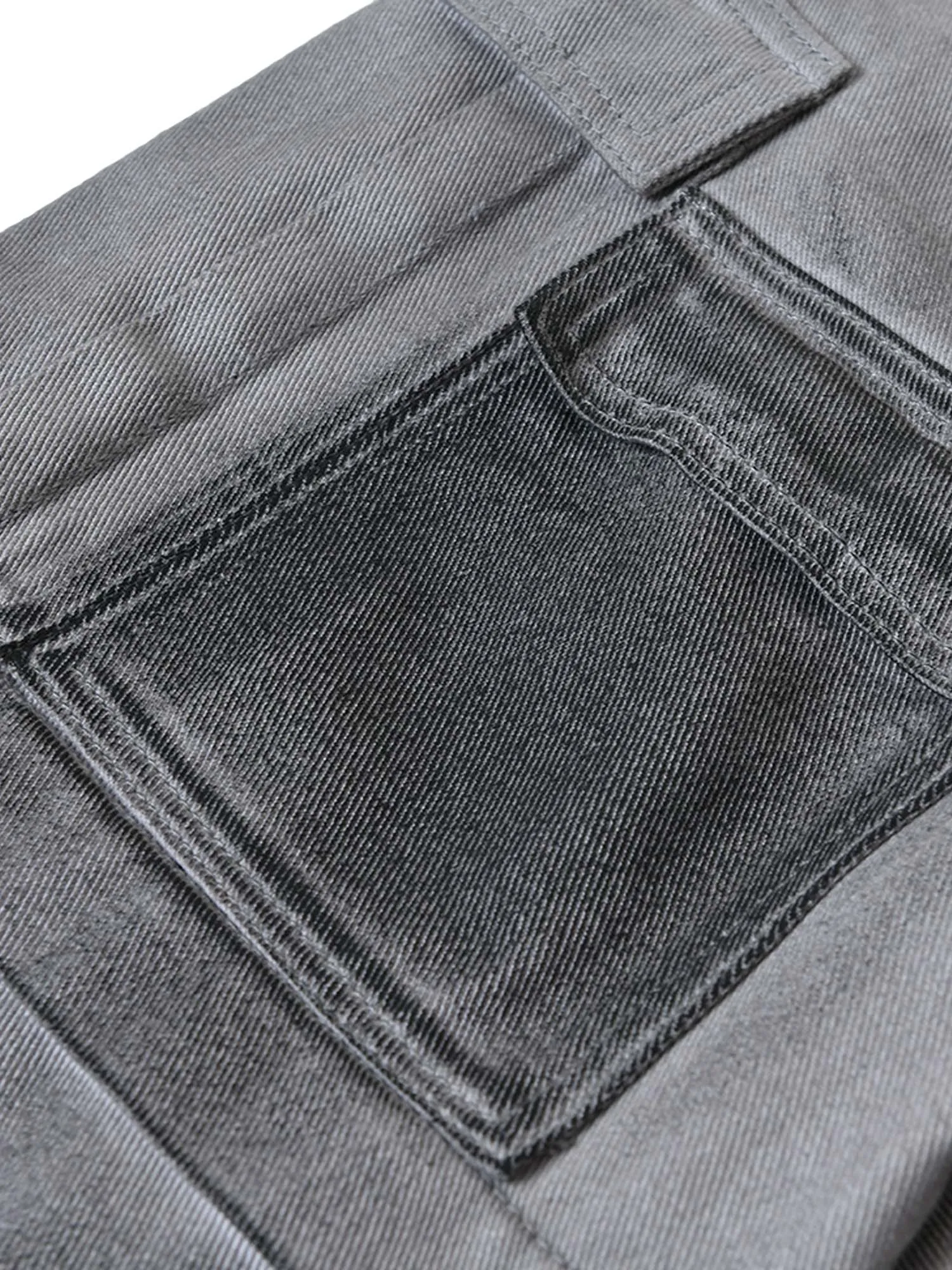 Thesupermade High Street Hip Hop Distressed Washed Work Jeans sold by Thesupermade product image thumbnail 5