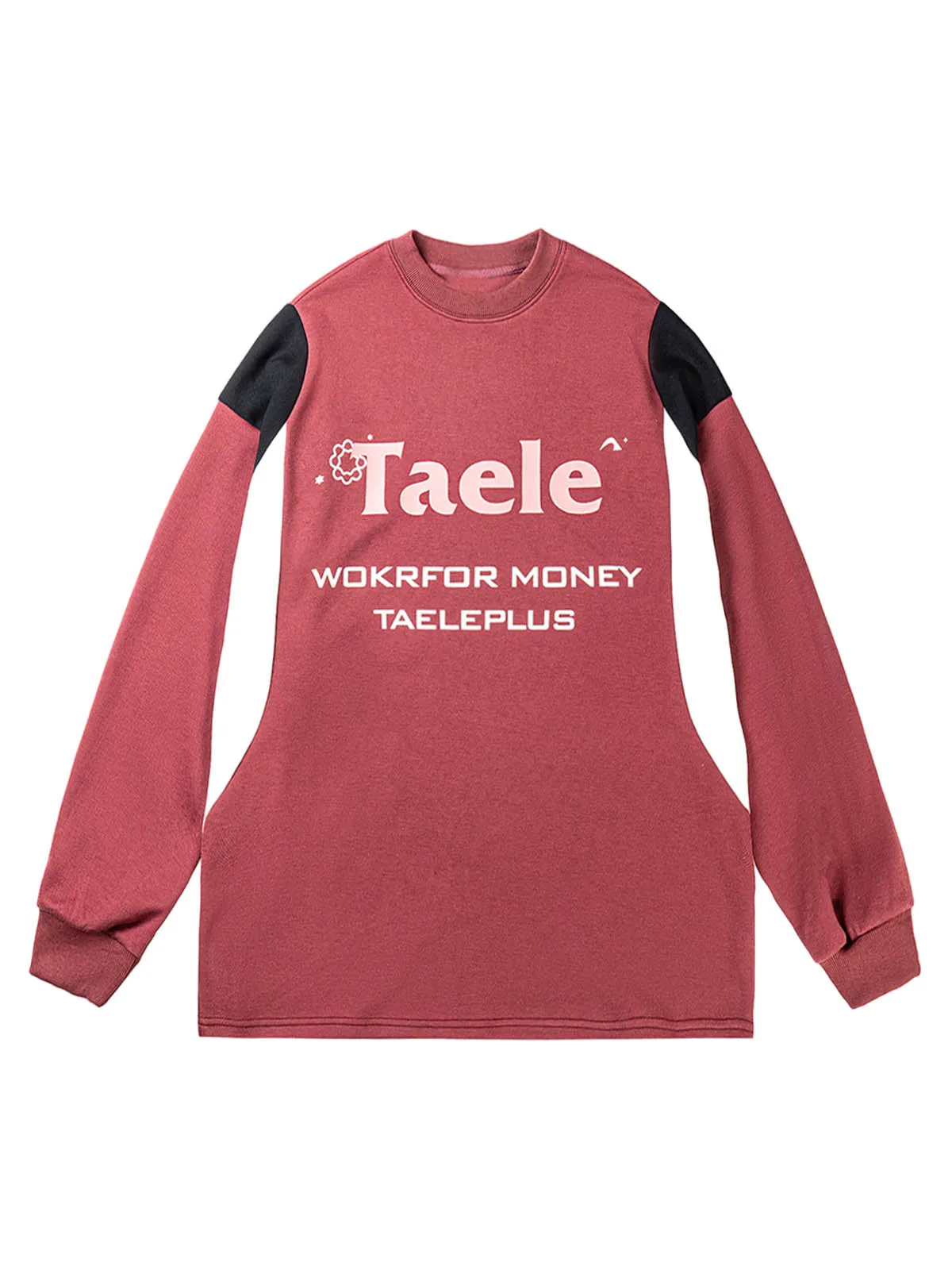 Thesupermade Patchwork Printed Long Sleeve T-Shirt sold by Thesupermade product image thumbnail 3