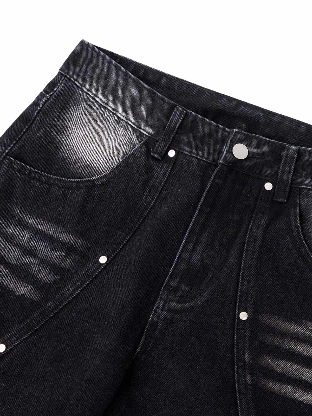 Thesupermade Rivet Distressed Jeans sold by Thesupermade product image thumbnail 5