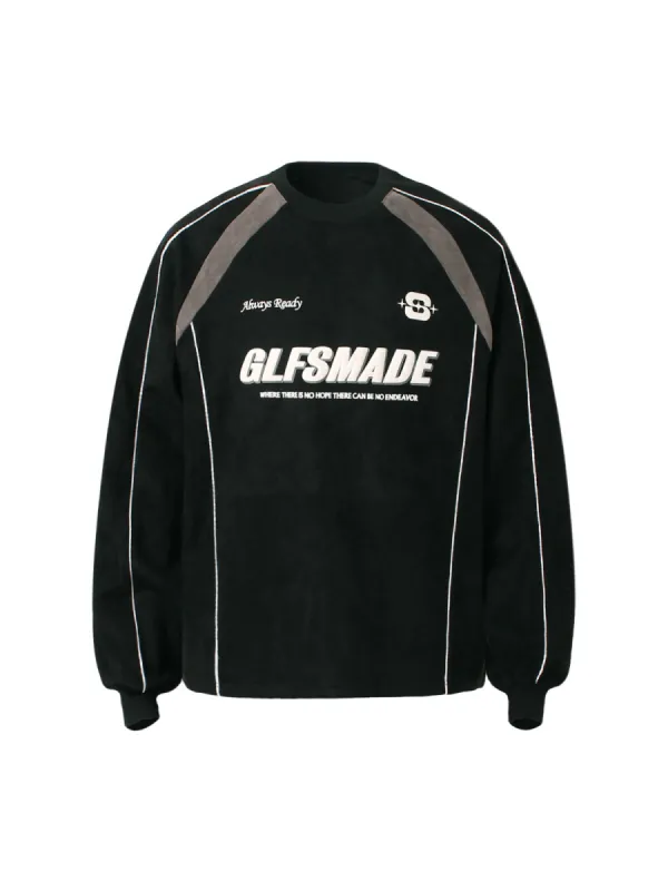 Thesupermade Contrast Color Stitching Long-sleeved T-shirt sold by Thesupermade