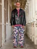 Thesupermade Star Embroidered PU Leather Jacket - 2358 sold by Thesupermade