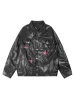 Thesupermade Star Embroidered PU Leather Jacket - 2358 sold by Thesupermade