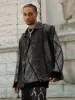 Thesupermade Mohair Diamond Grid Sweater sold by Thesupermade