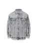 Thesupermade Thorn Embroidered Denim Jacket sold by Thesupermade