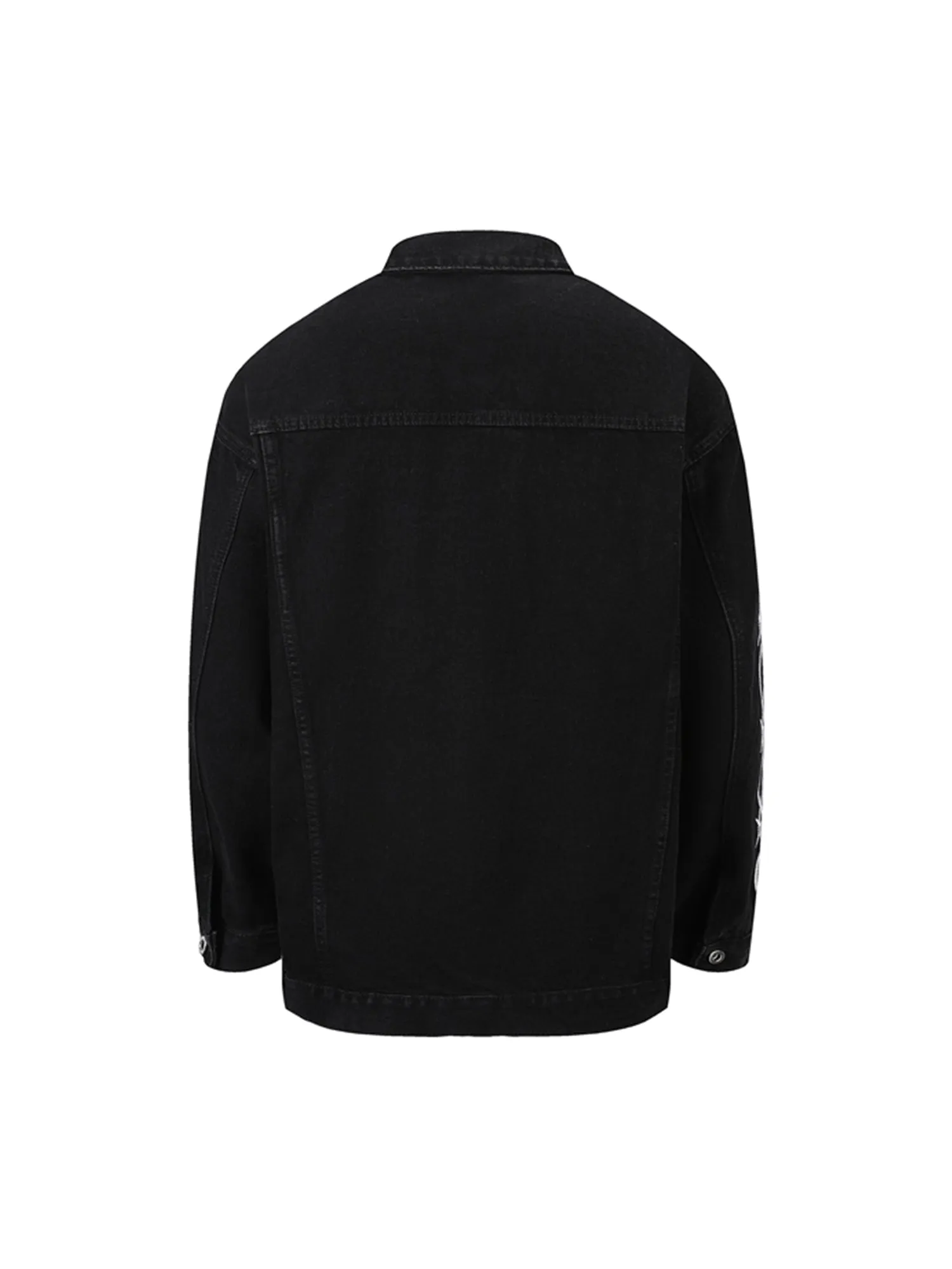 Thesupermade Thorn Embroidered Denim Jacket sold by Thesupermade product image thumbnail 4