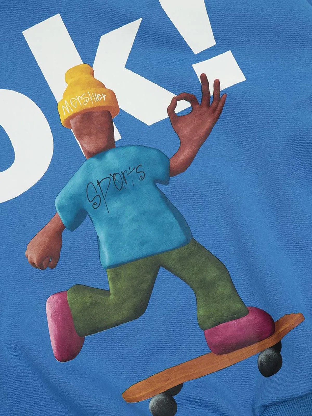 Thesupermade Skateboard Character Printed Hoodie - 2322 sold by Thesupermade product image thumbnail 5