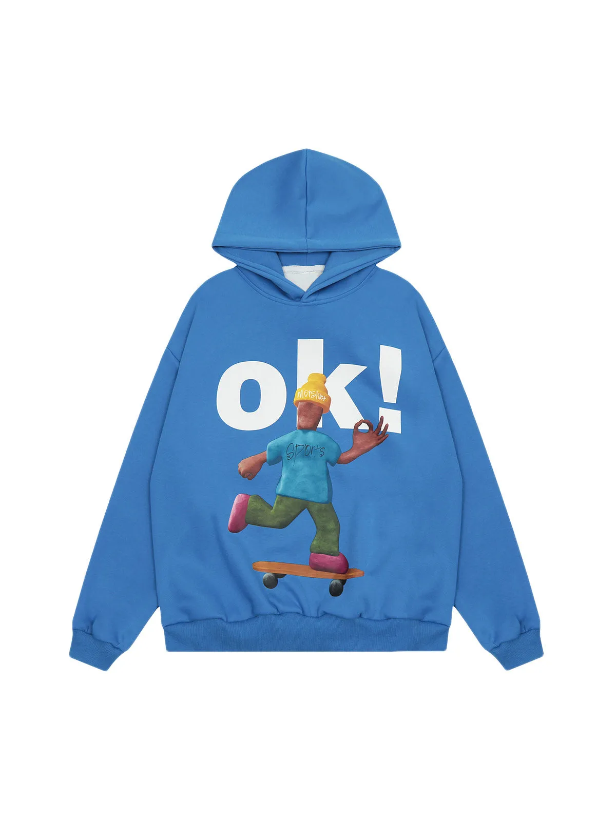 Thesupermade Skateboard Character Printed Hoodie - 2322 sold by Thesupermade product image thumbnail 2