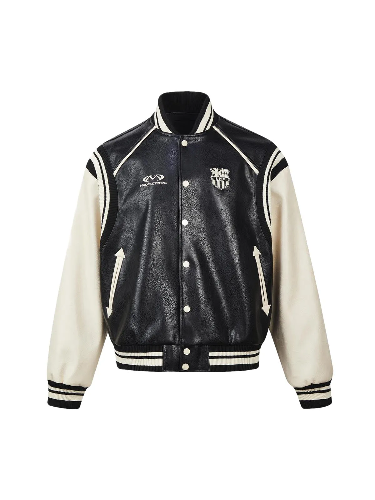 Thesupermade Retro Badge Embroidery Bomber Jacket sold by Thesupermade product image thumbnail 2