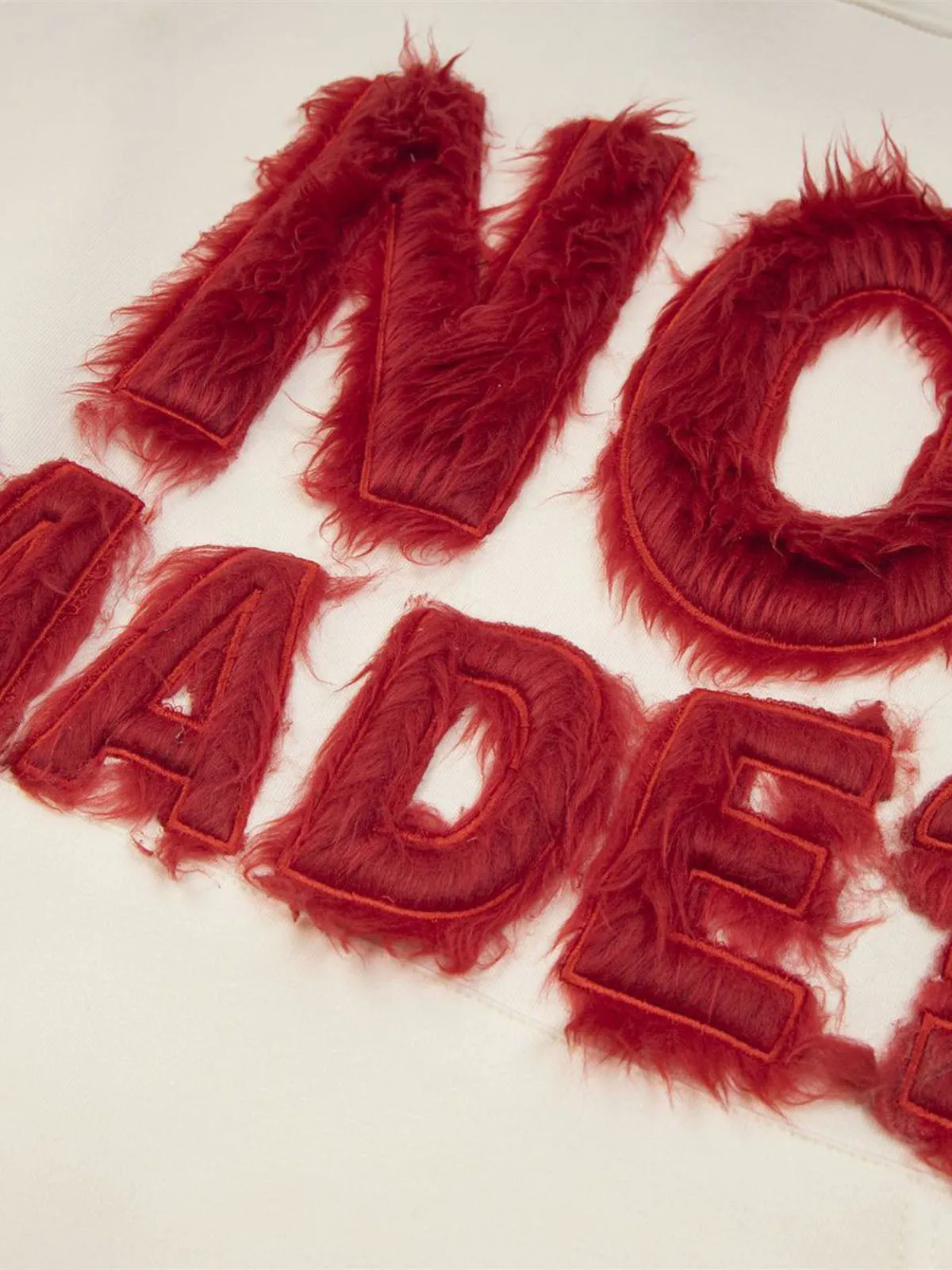 Thesupermade Fur Patchwork Embroidered Stitching Hoodie sold by Thesupermade product image thumbnail 4