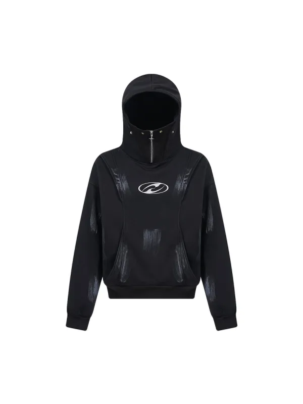 Thesupermade Velvet Embroidery Pullover Hoodie sold by Thesupermade
