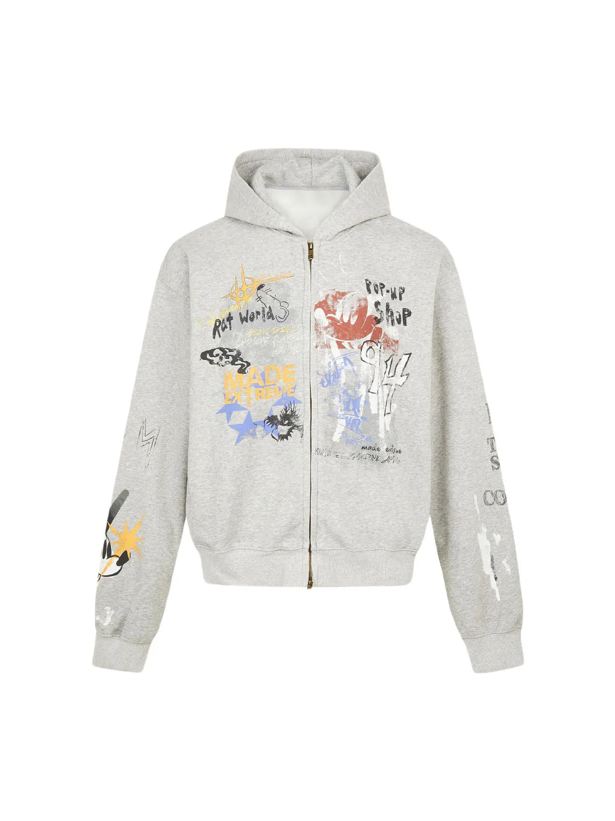 Thesupermade Graffiti Cardigan Hoodie sold by Thesupermade product image thumbnail 2