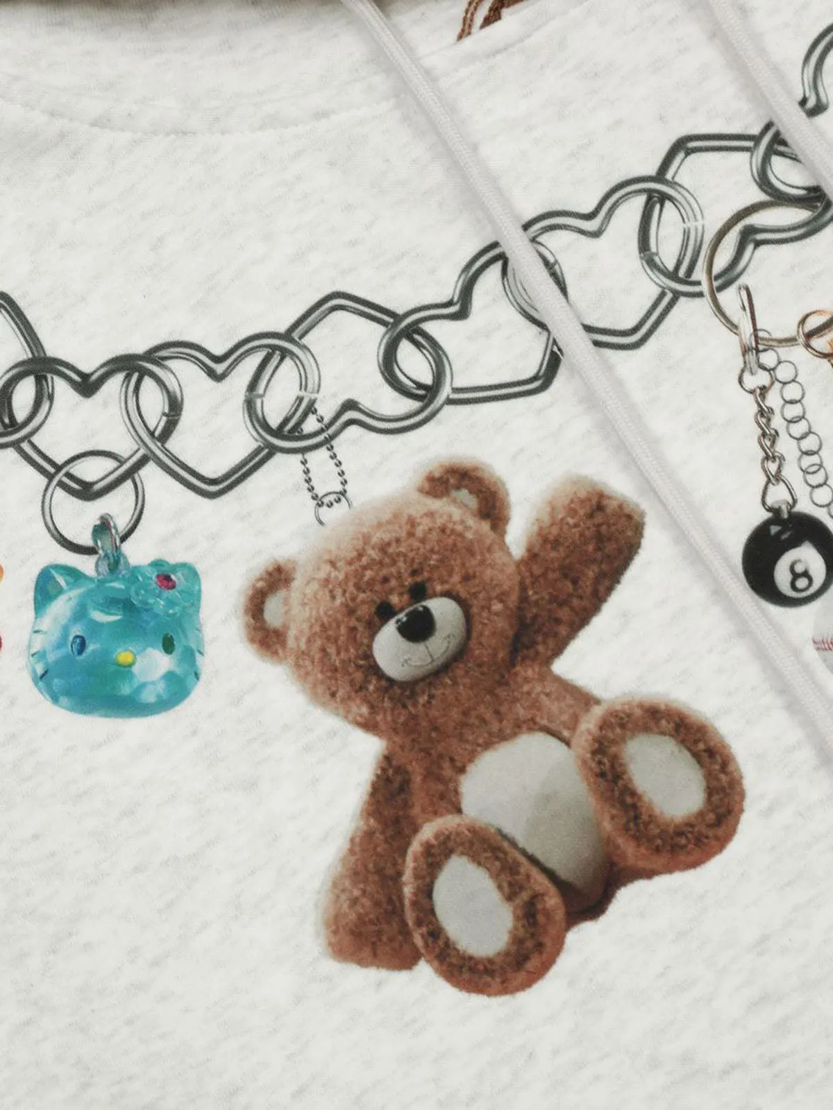 Thesupermade Bear Printed Hoodie sold by Thesupermade product image thumbnail 4