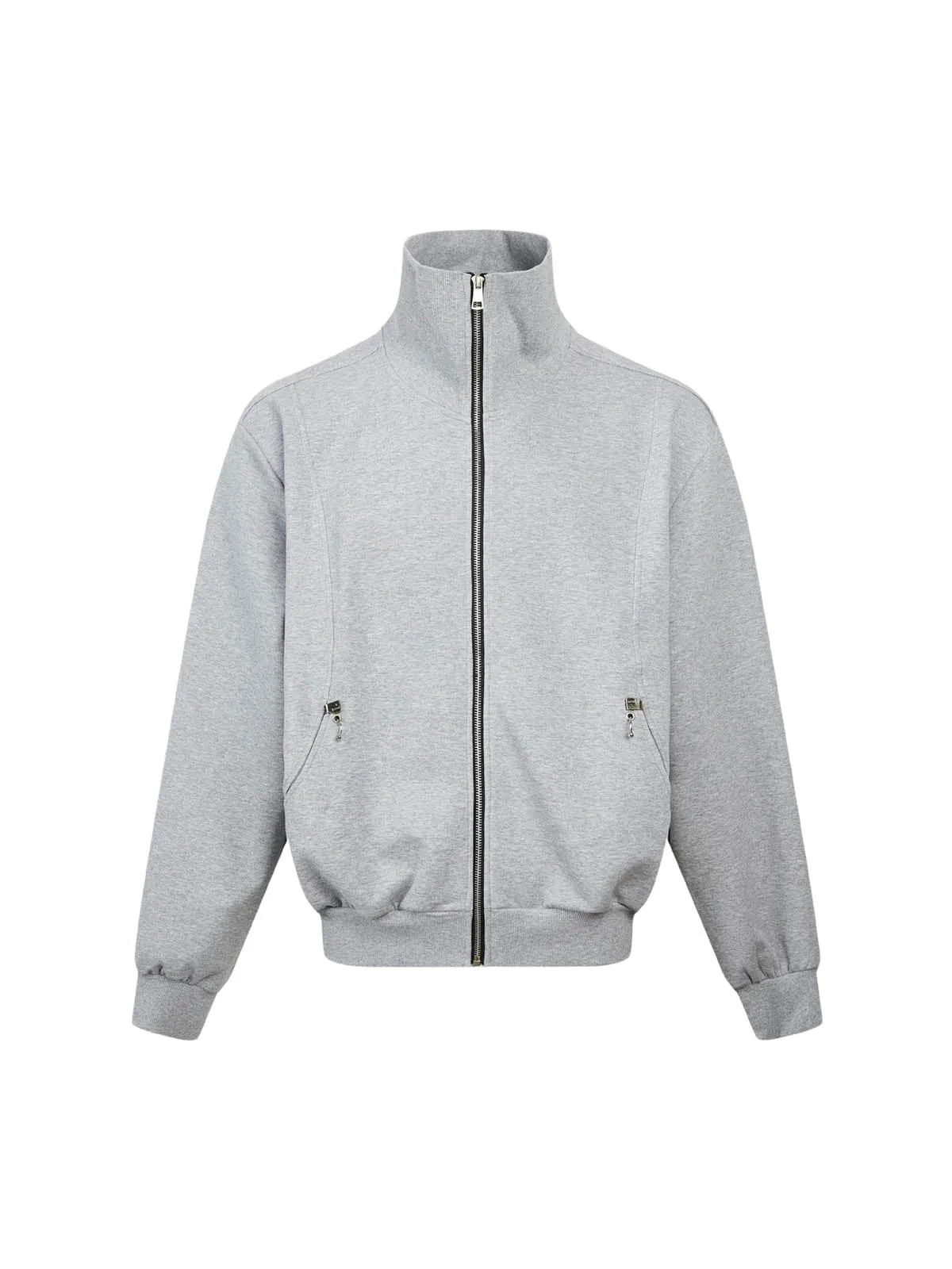 Thesupermade Stand Collar Zip Up Jacket sold by Thesupermade