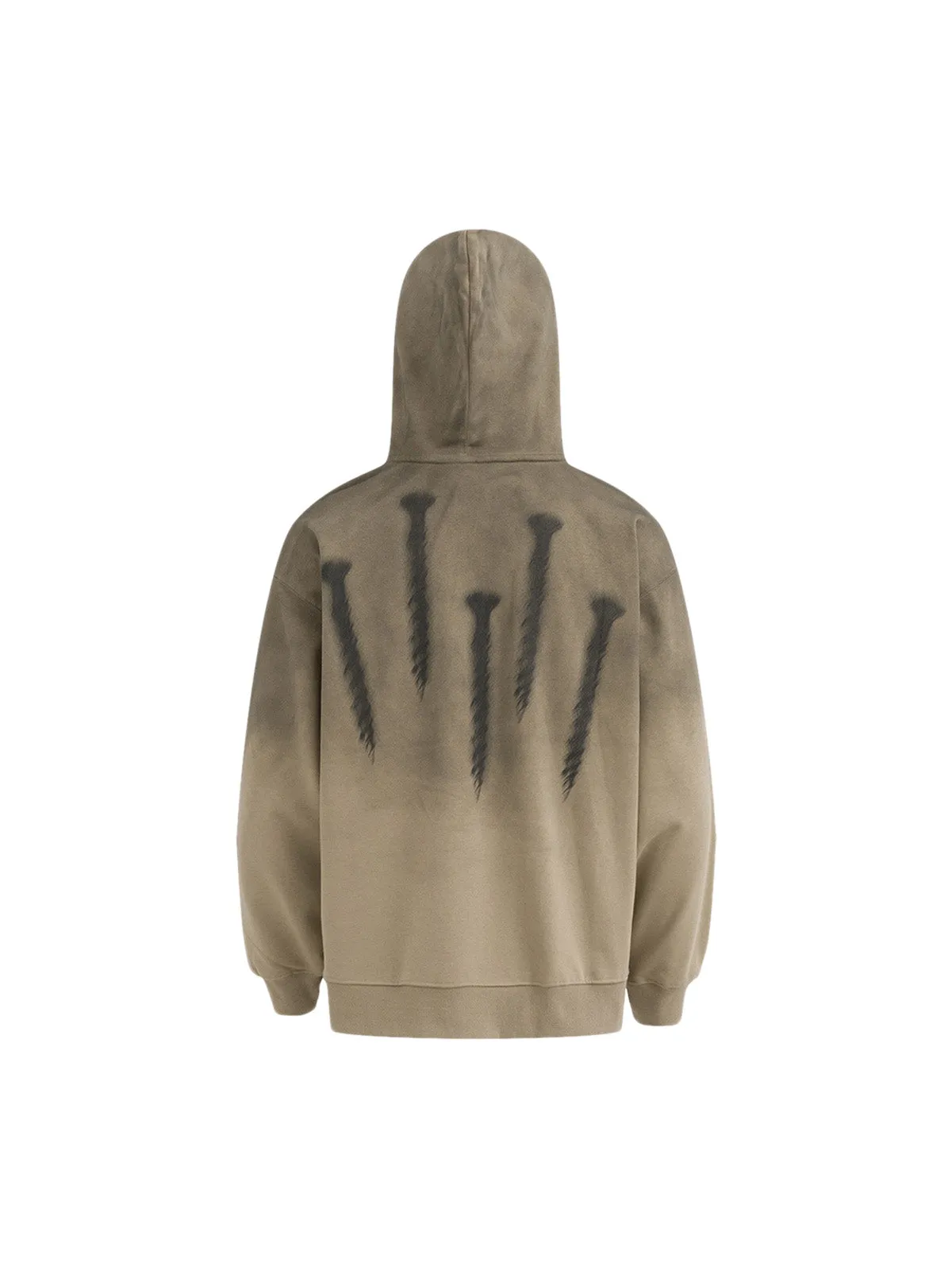 Thesupermade Nail Graphic Gradient Pullover Hoodie sold by Thesupermade product image thumbnail 4