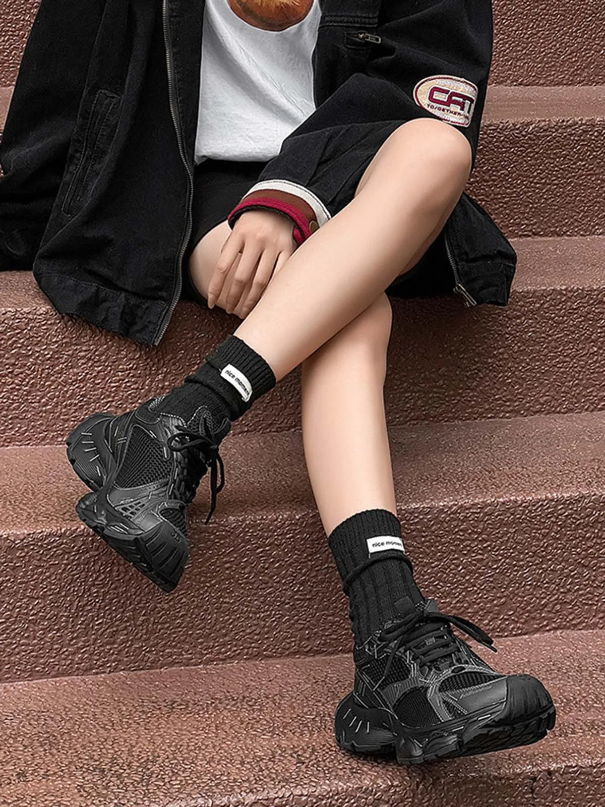 Thesupermade Retro Stapler Chunky Sneakers sold by Thesupermade product image thumbnail 5