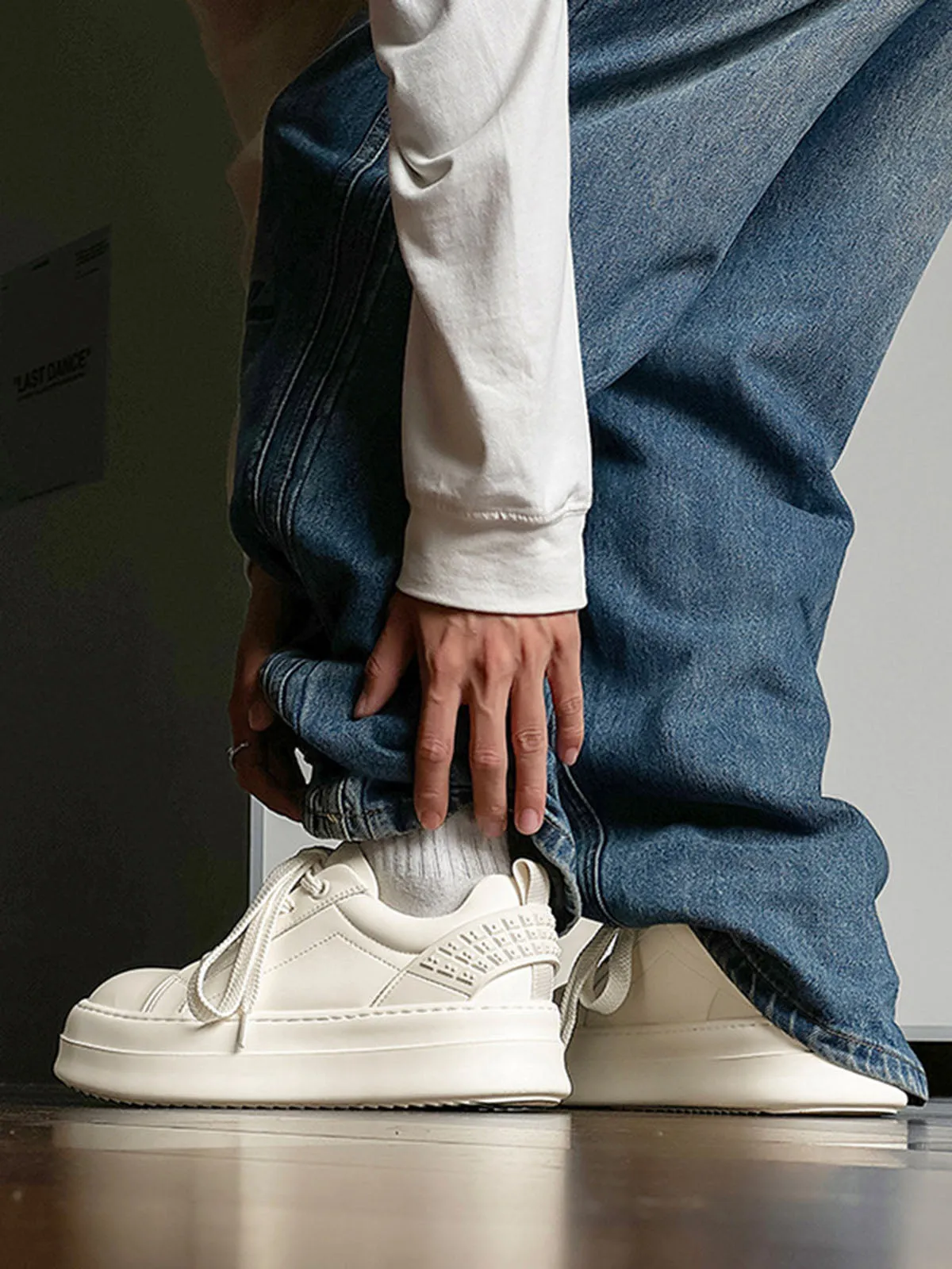 Thesupermade Cut Square Platform Sneakers - 2284 sold by Thesupermade product image thumbnail 5