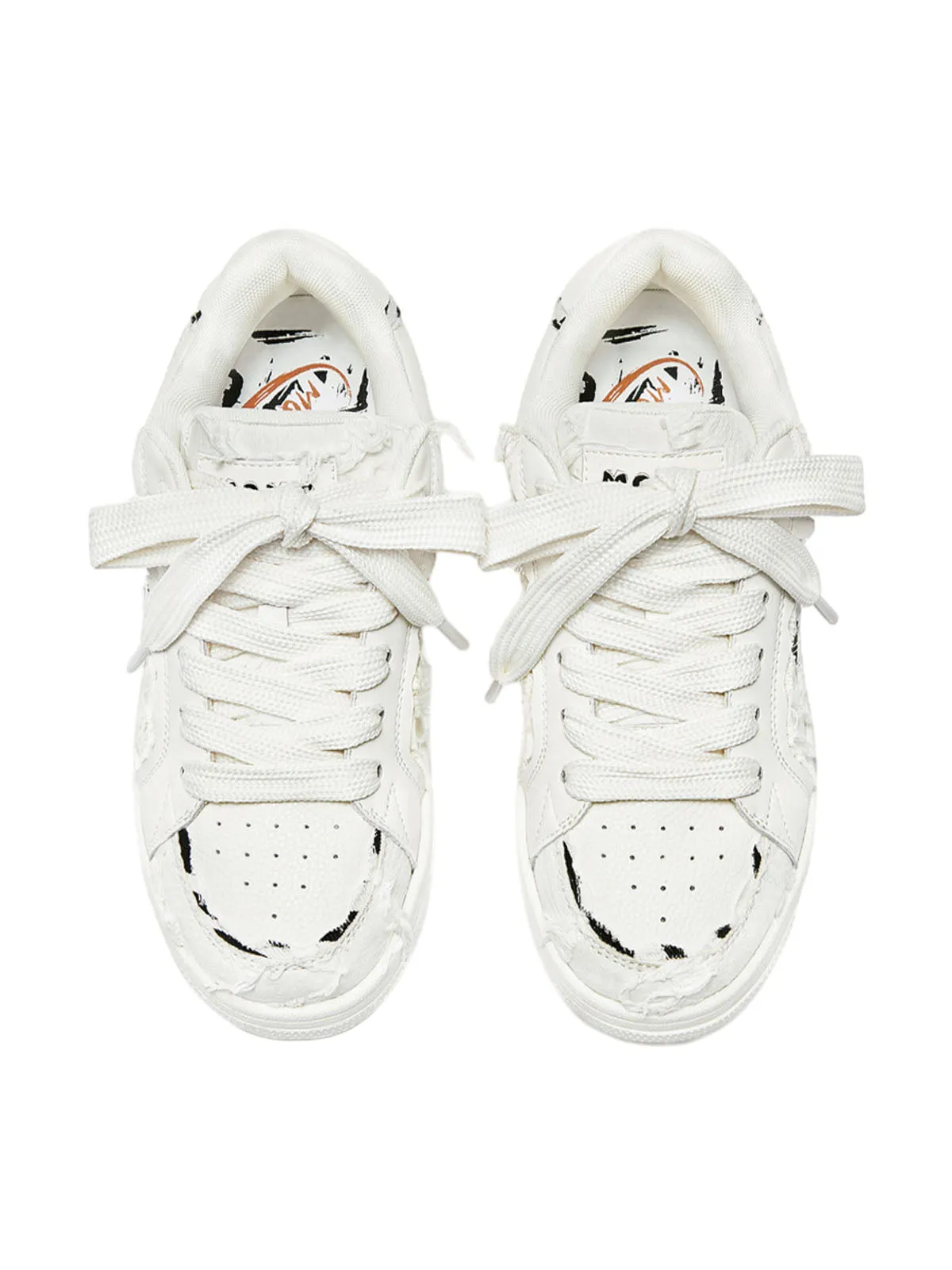 Contrast Raw Edge Skate Shoes sold by Thesupermade product image thumbnail 5