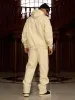 Thesupermade Street Hip-Hop Letters Fleece Tracksuit - 2230 sold by Thesupermade