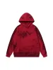 Thesupermade Dirty Brush Painted Graffiti Hoodie sold by Thesupermade