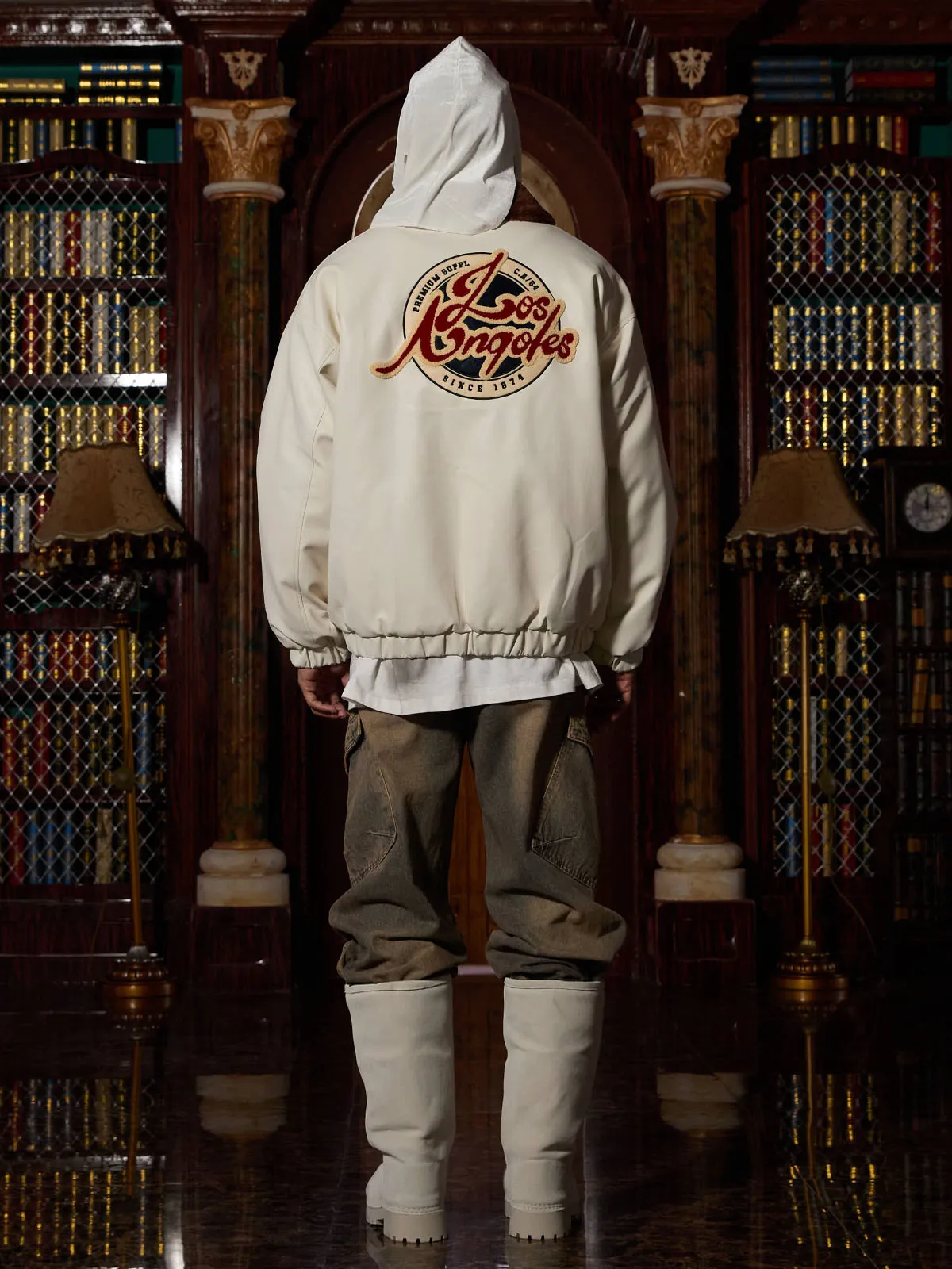 Thesupermade Flap Design Pleated Baggy Jeans - 2218 sold by Thesupermade product image thumbnail 4