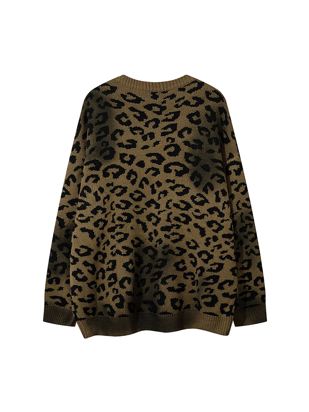 Thesupermade Tie-dye Cheetah Jacquard Sweater sold by Thesupermade product image thumbnail 3