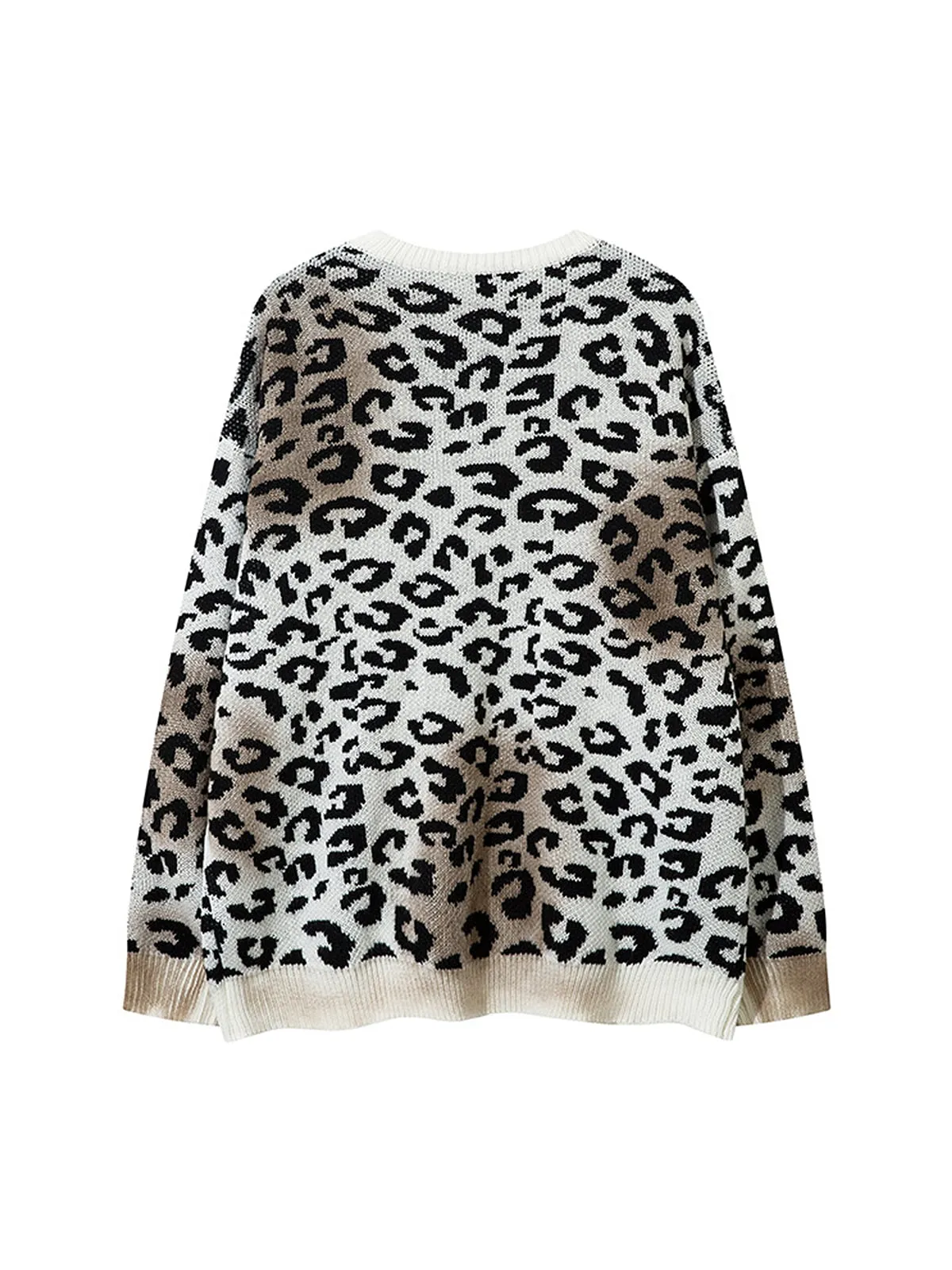Thesupermade Tie-dye Cheetah Jacquard Sweater sold by Thesupermade product image thumbnail 4