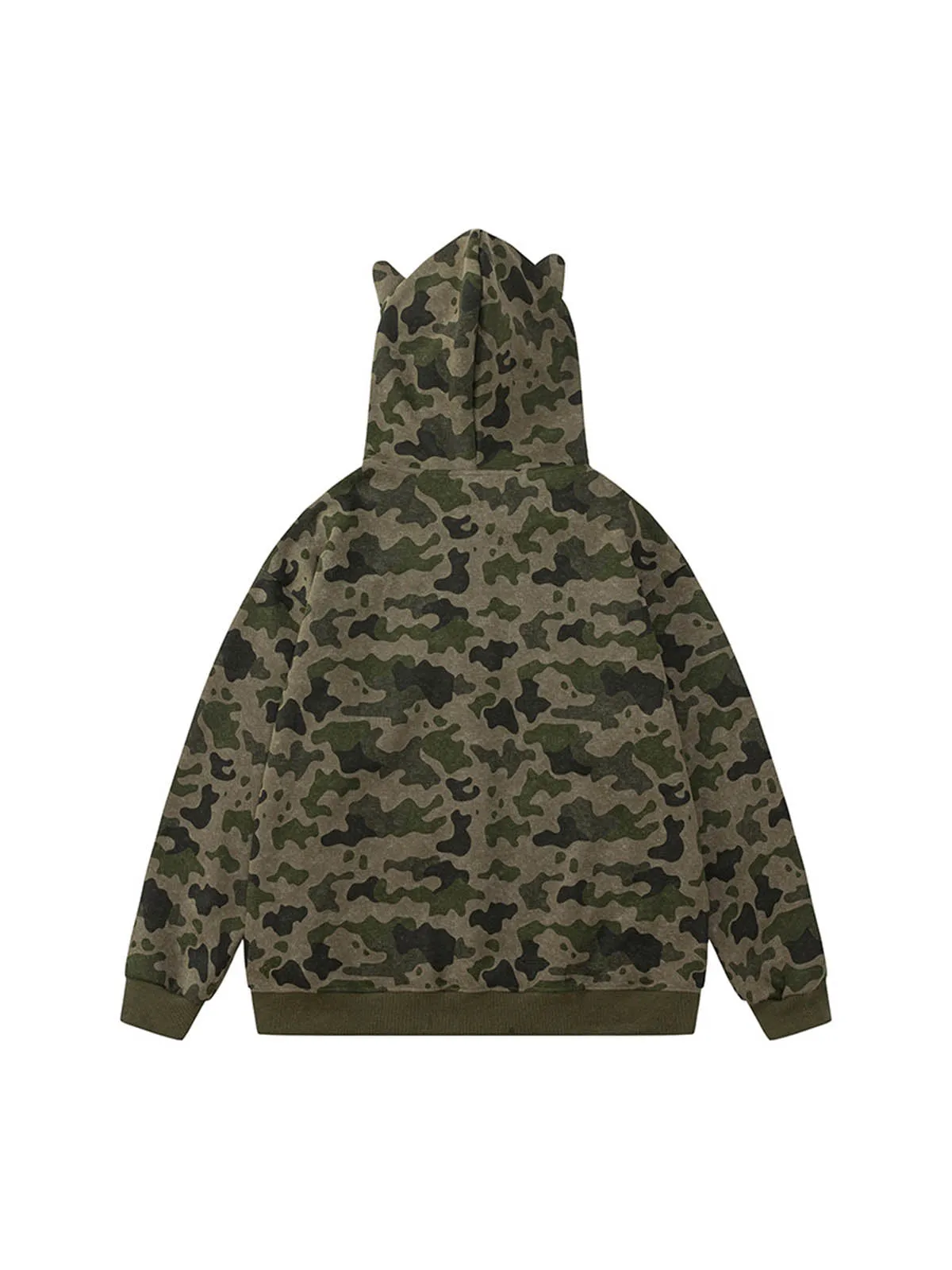 Thesupermade Camouflage Sunglasses Full Zip Hoodie sold by Thesupermade product image thumbnail 3