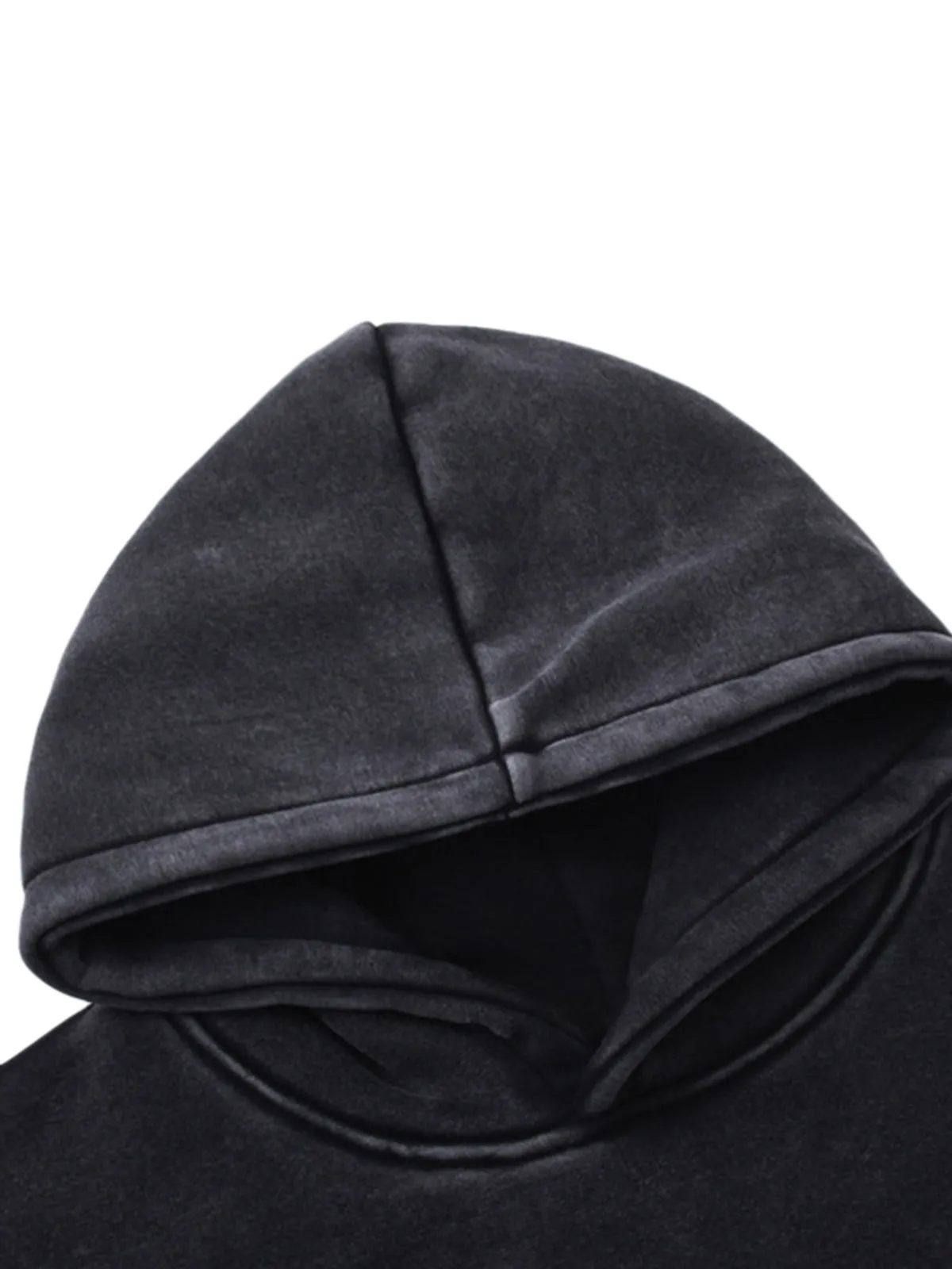 Thesupermade Washed Doberman Printed Pullover Hoodie sold by Thesupermade product image thumbnail 3