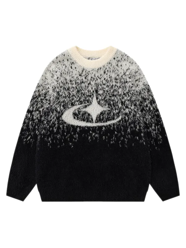 Thesupermade Star Gradient Sweater sold by Thesupermade