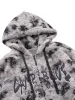 Thesupermade Letter Embroidered Hooded Fleece Sherpa Jacket - 2274 sold by Thesupermade