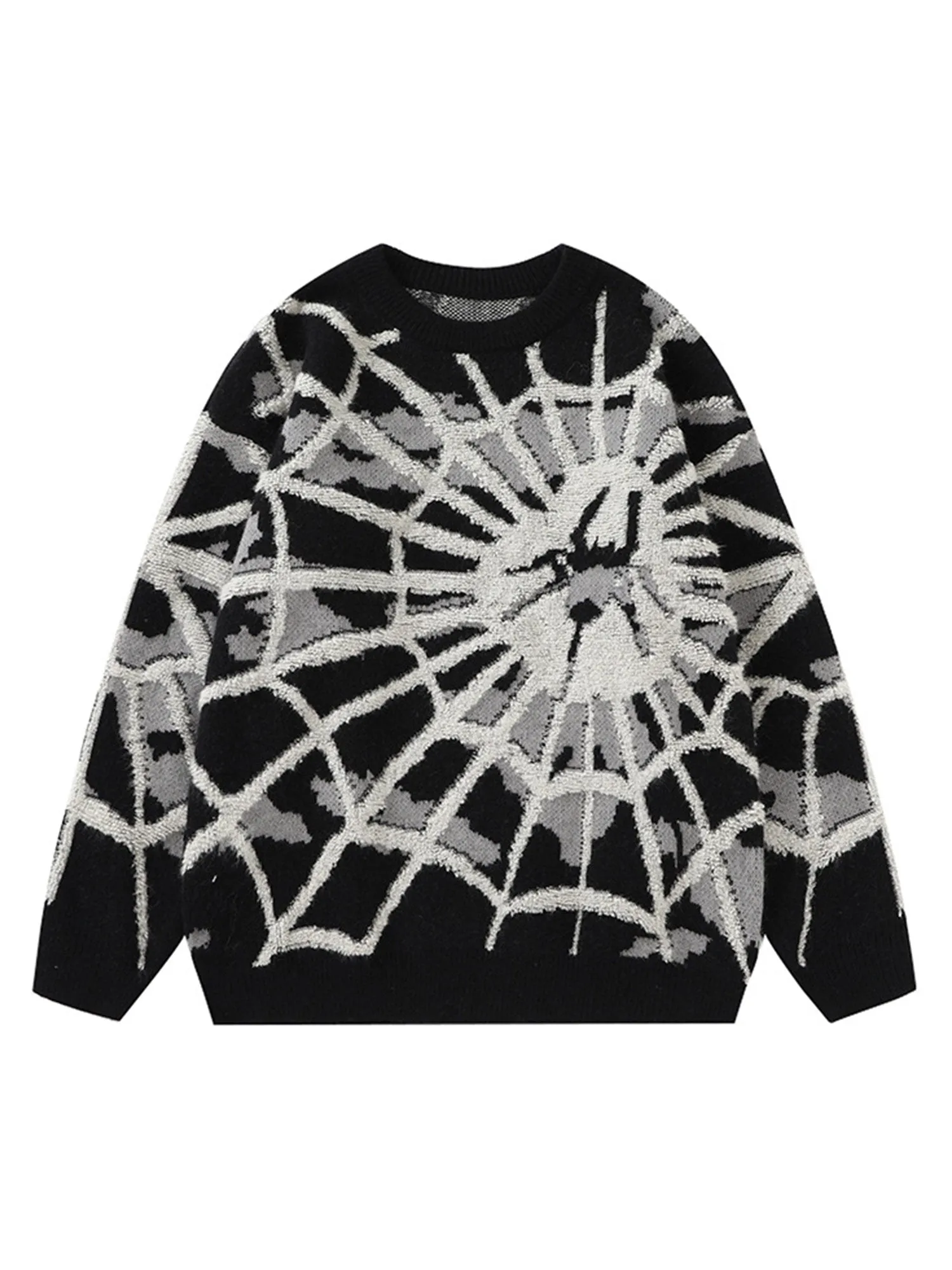 Thesupermade Spider Knit Crew Neck Sweater sold by Thesupermade