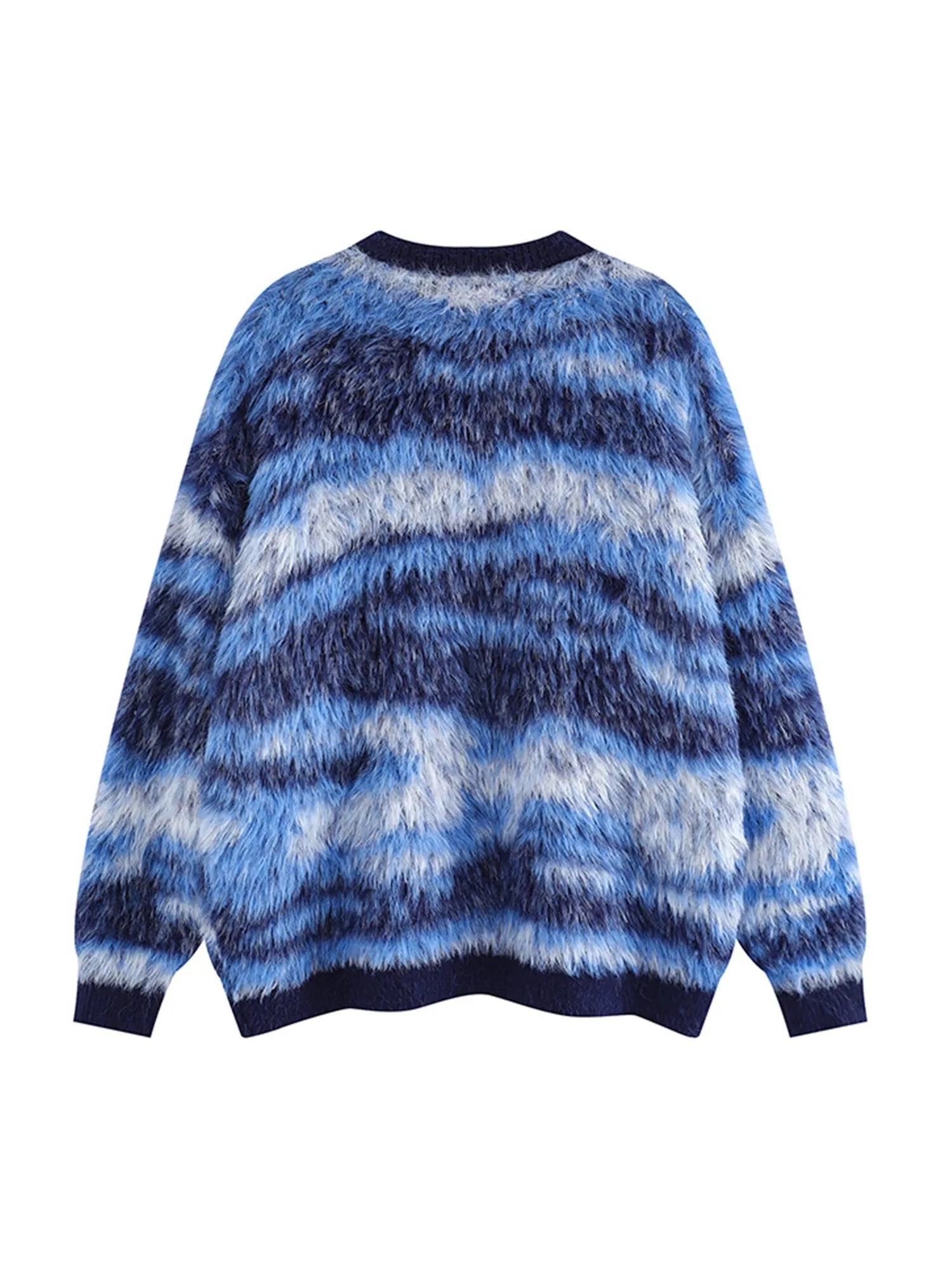 Thesupermade Mohair Striped Knit Sweater sold by Thesupermade product image thumbnail 5