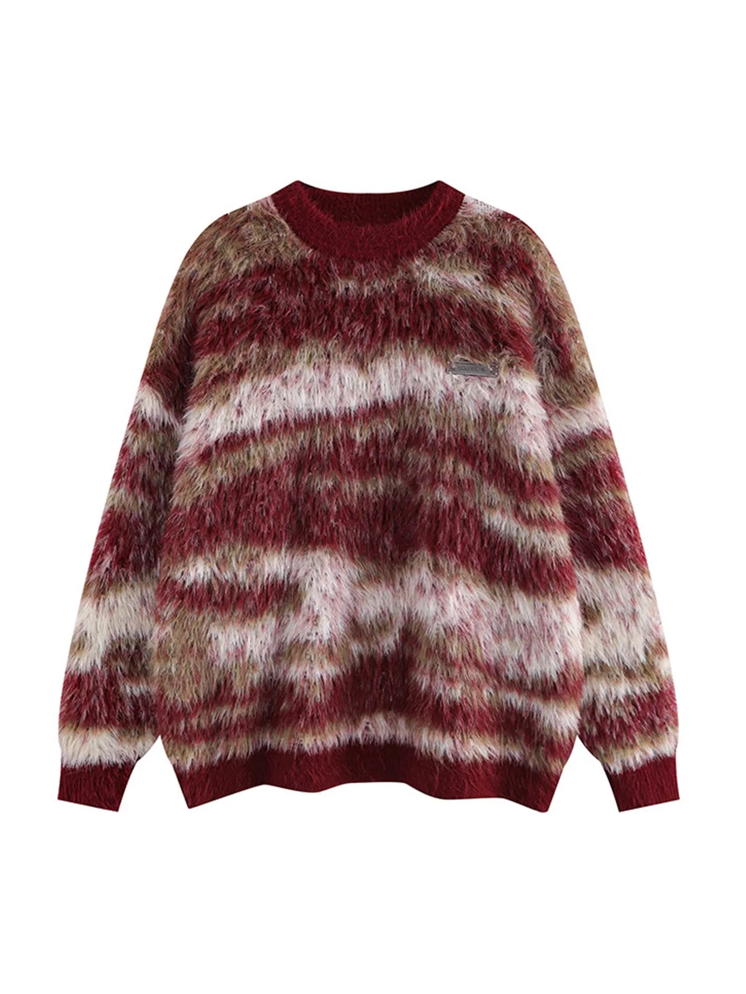 Thesupermade Mohair Striped Knit Sweater sold by Thesupermade product image thumbnail 3