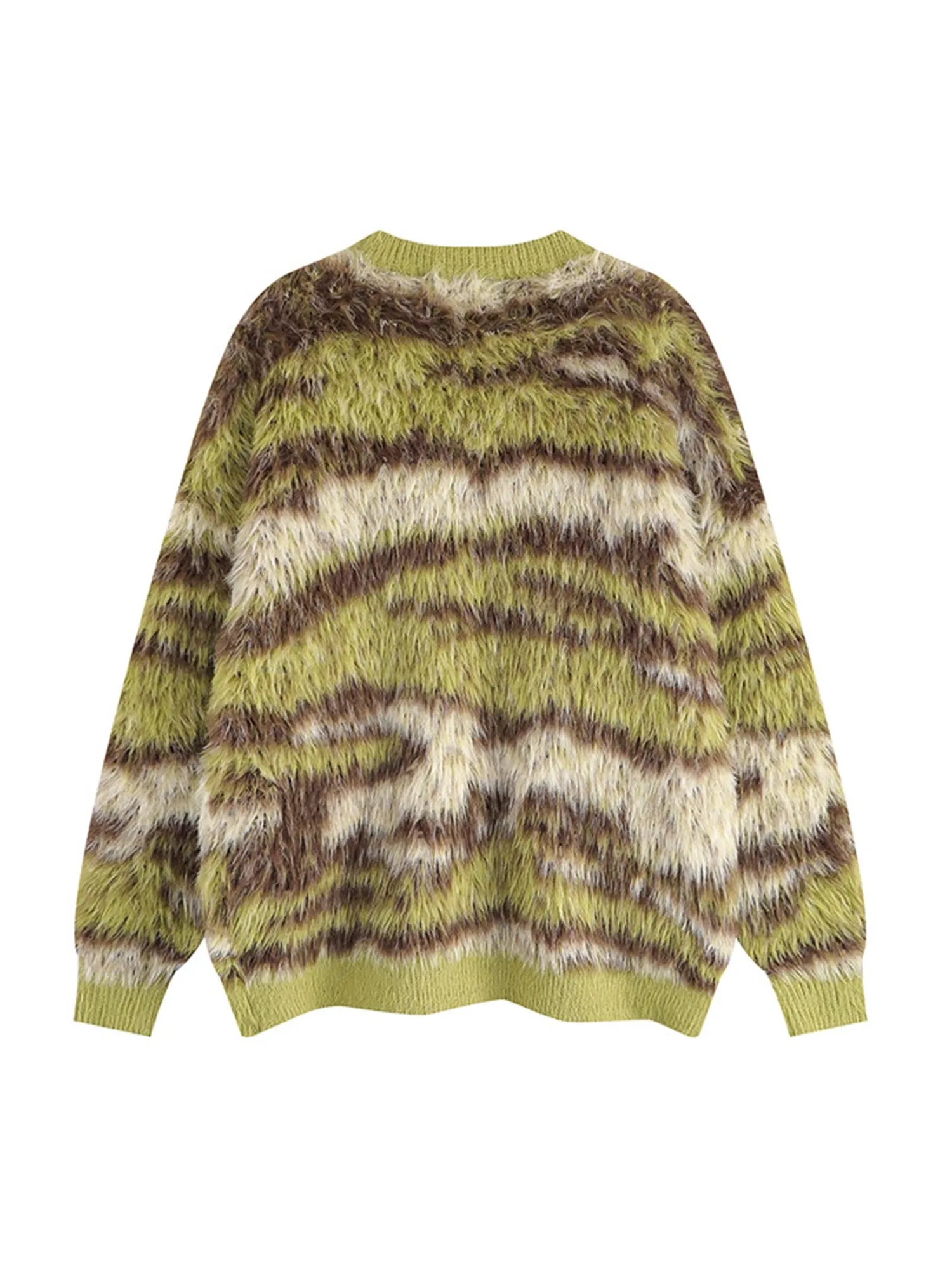 Thesupermade Mohair Striped Knit Sweater sold by Thesupermade product image thumbnail 4