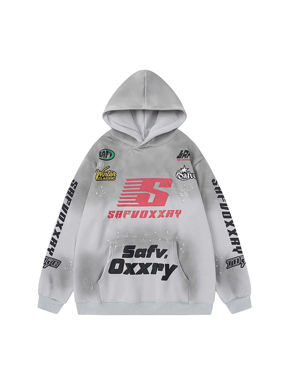 Thesupermade Racing Hooded Sweatshirt sold by Thesupermade product image thumbnail 2