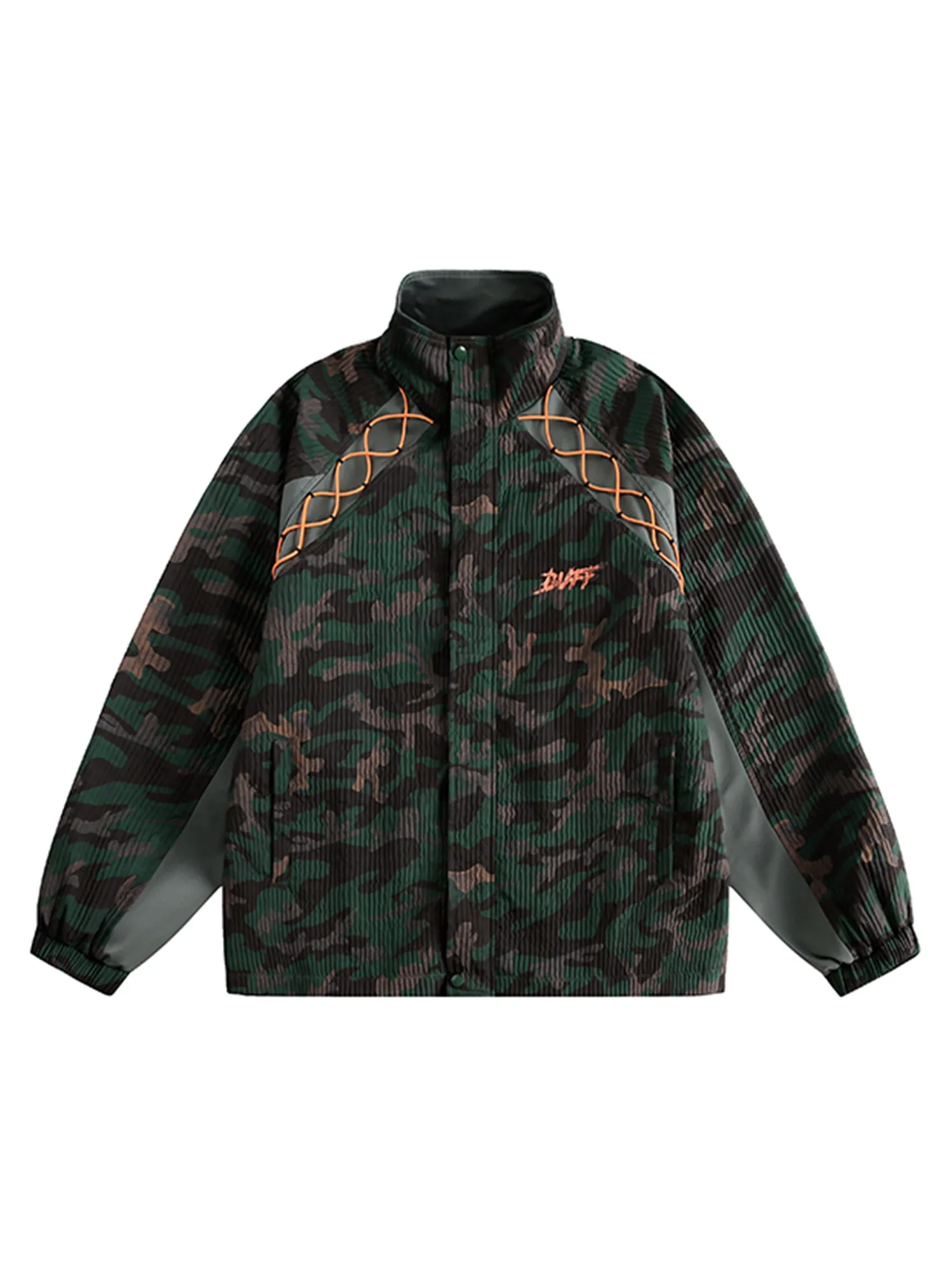 Thesupermade Camouflage Diamond Patchwork Jacket sold by Thesupermade