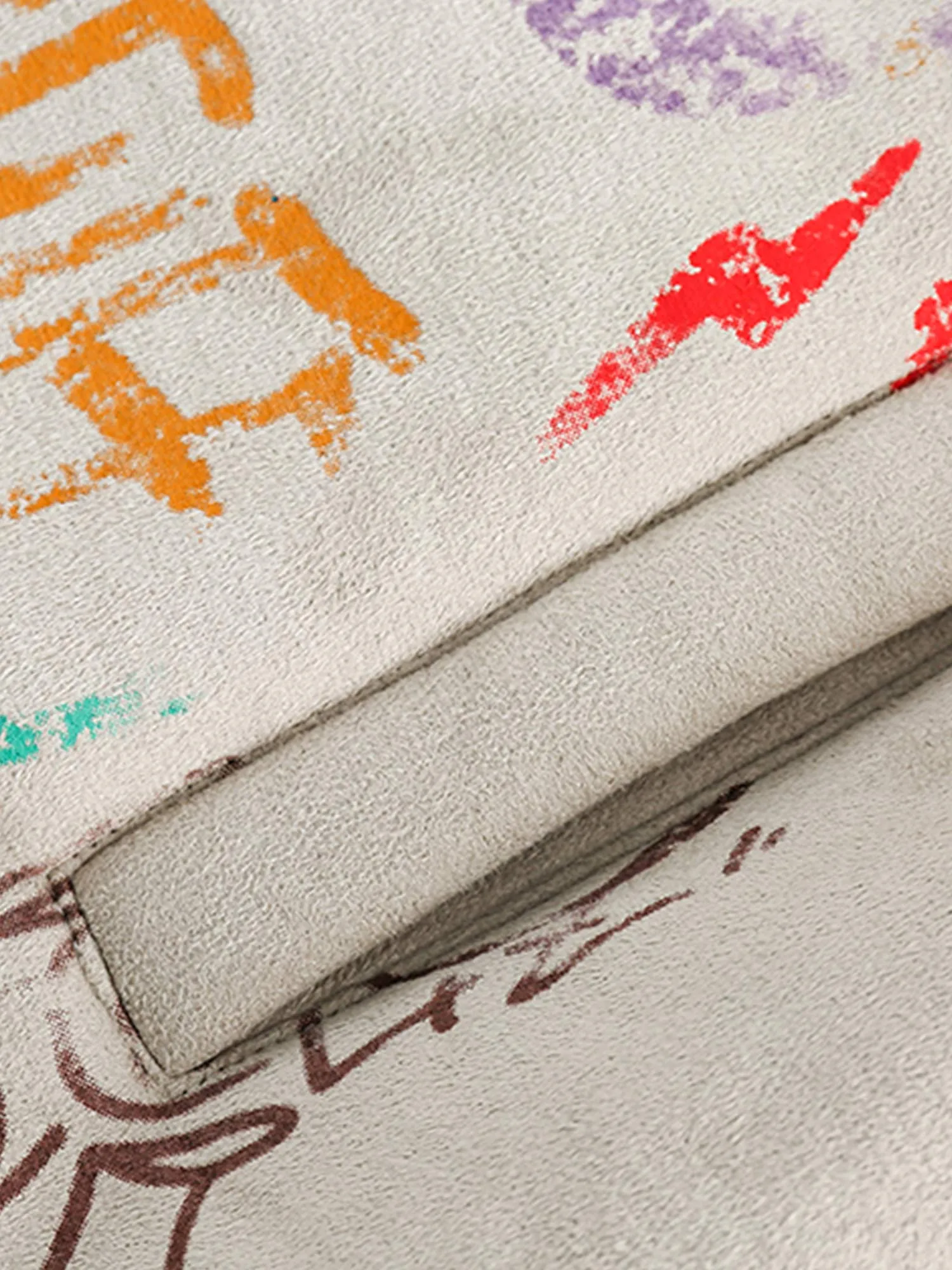 Thesupermade Graffiti Print Sherpa Jacket sold by Thesupermade product image thumbnail 5