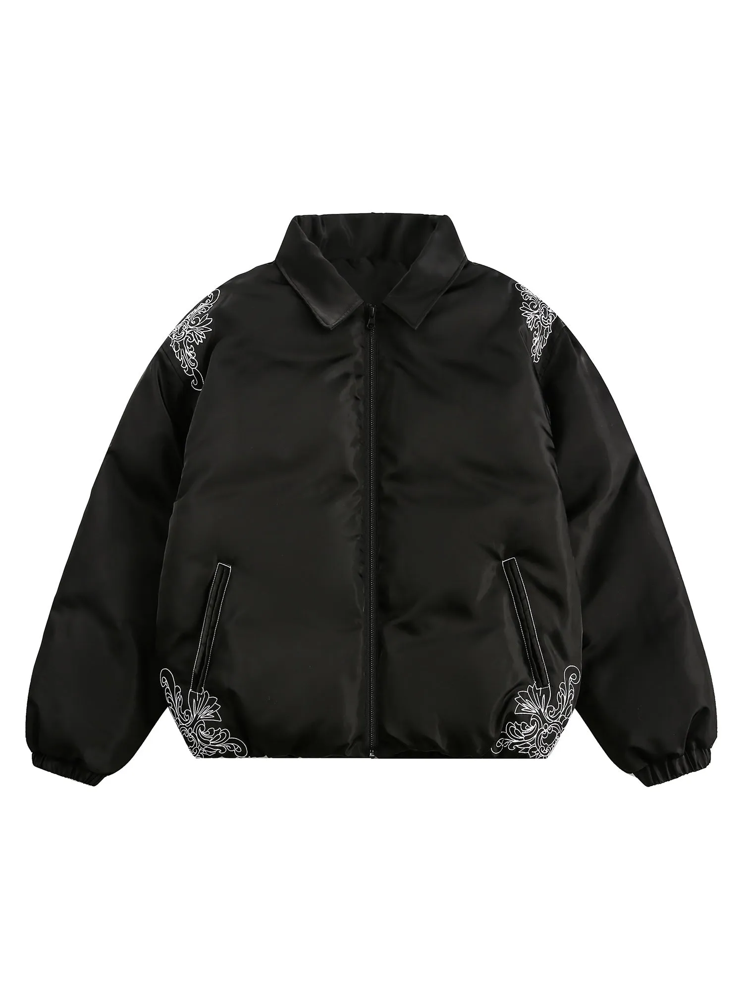 Thesupermade Corss Embroidered Quilted Jacket sold by Thesupermade product image thumbnail 2