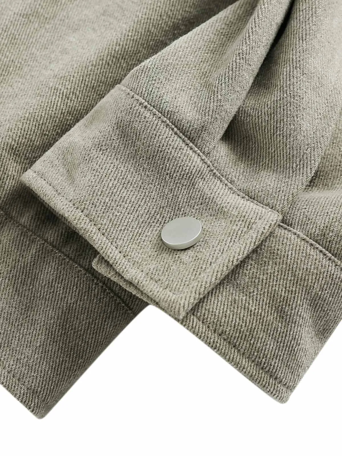 Thesupermade Graffiti Patchwork Lapel Denim Jacket - 2224 sold by Thesupermade product image thumbnail 5