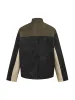Thesupermade  Contrast Color Suede PU Leather Jacket - 2370 sold by Thesupermade